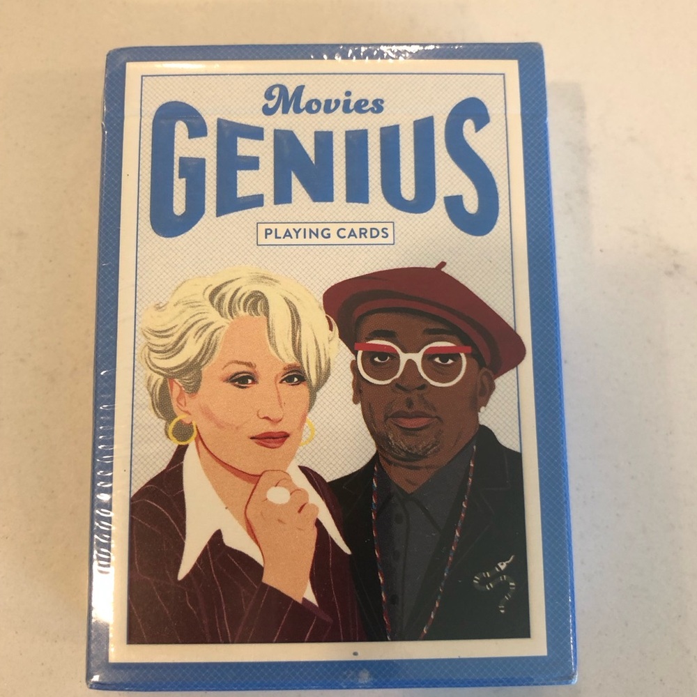 New and Sealed Movies Genius Playing Cards